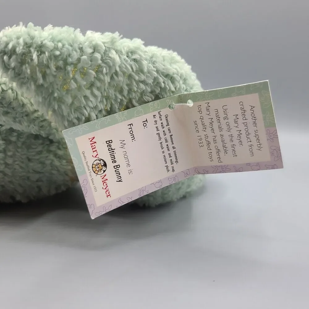 Mary Meyer Bunny Plush Easter Floppy Baby Green Gift Blush Rabbit With Tag